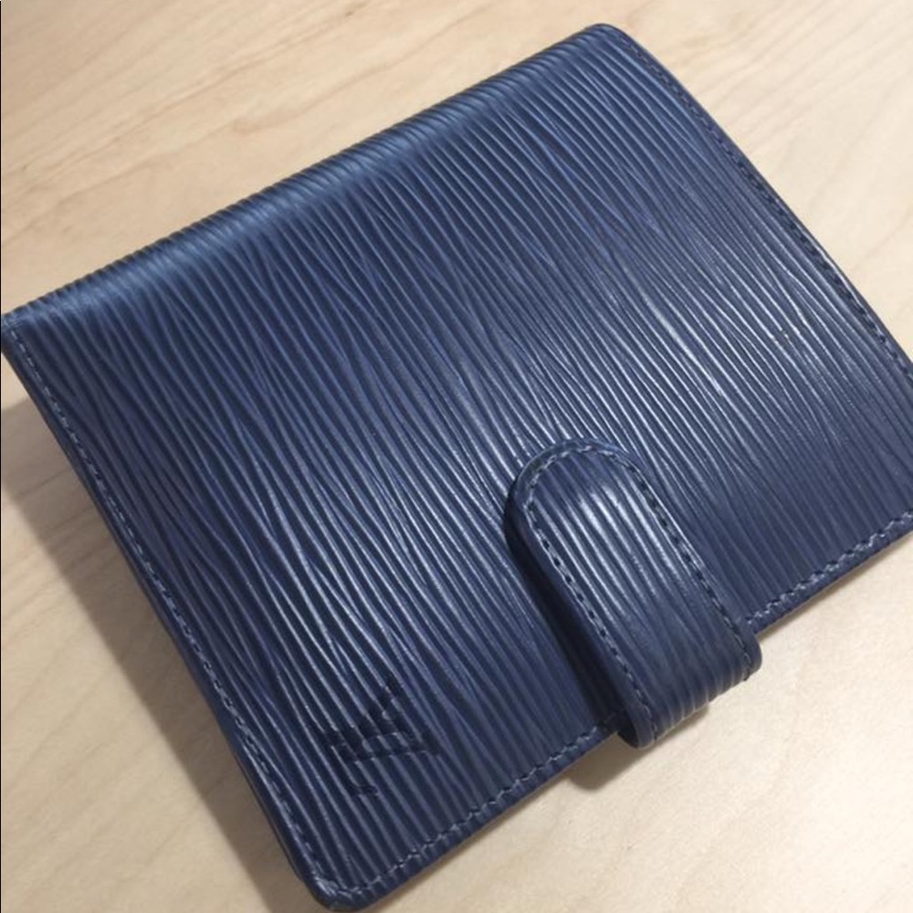 Genuine Louis Vuitton blue wallet